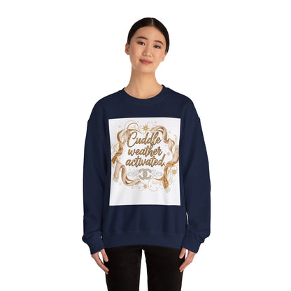 Cuddle Weather Activated Crewneck Sweatshirt — Cozy Winter Pullover
