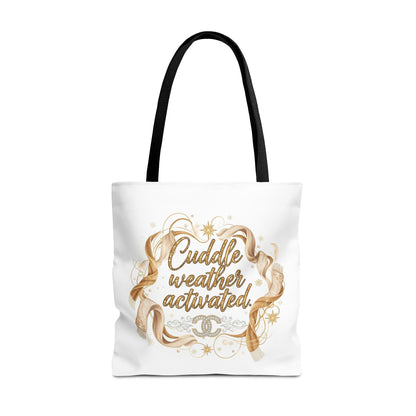 Cuddle Weather Activated Tote Bag — Cozy Fall Cozy Season Canvas Tote