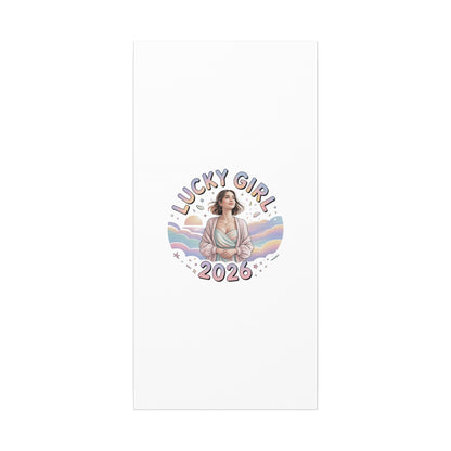 Lucky Girl 2026 Canvas | Manifest Luck, 2026 Lucky Charms