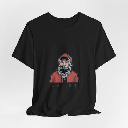 Minimal Santa Graphic Tee | Modern Santa, Abstract Christmas Shirt