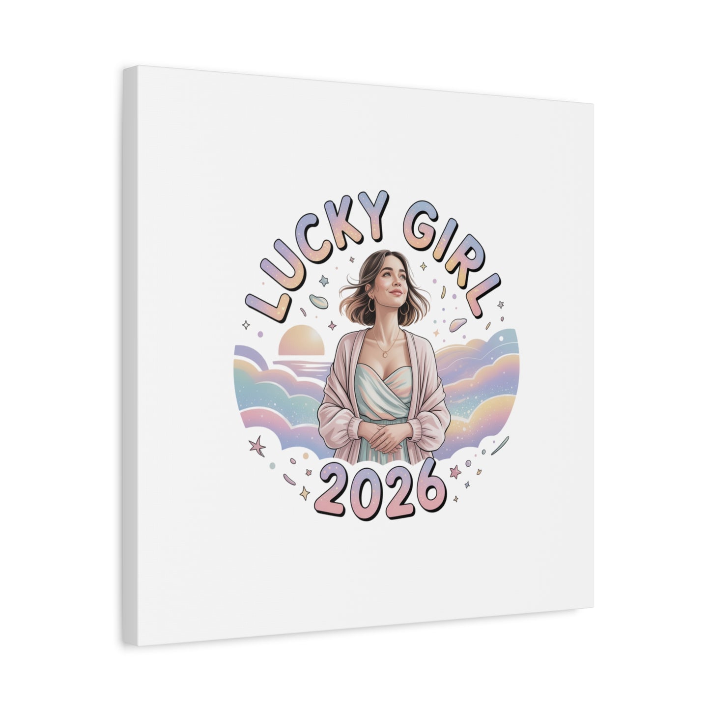 Lucky Girl 2026 Canvas | Manifest Luck, 2026 Lucky Charms