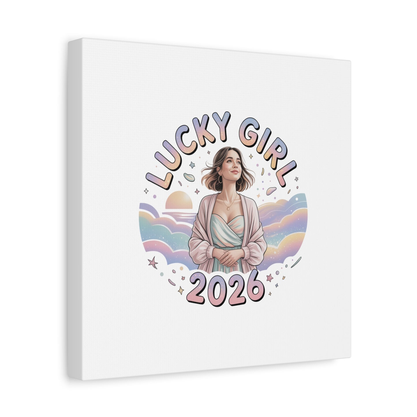 Lucky Girl 2026 Canvas | Manifest Luck, 2026 Lucky Charms