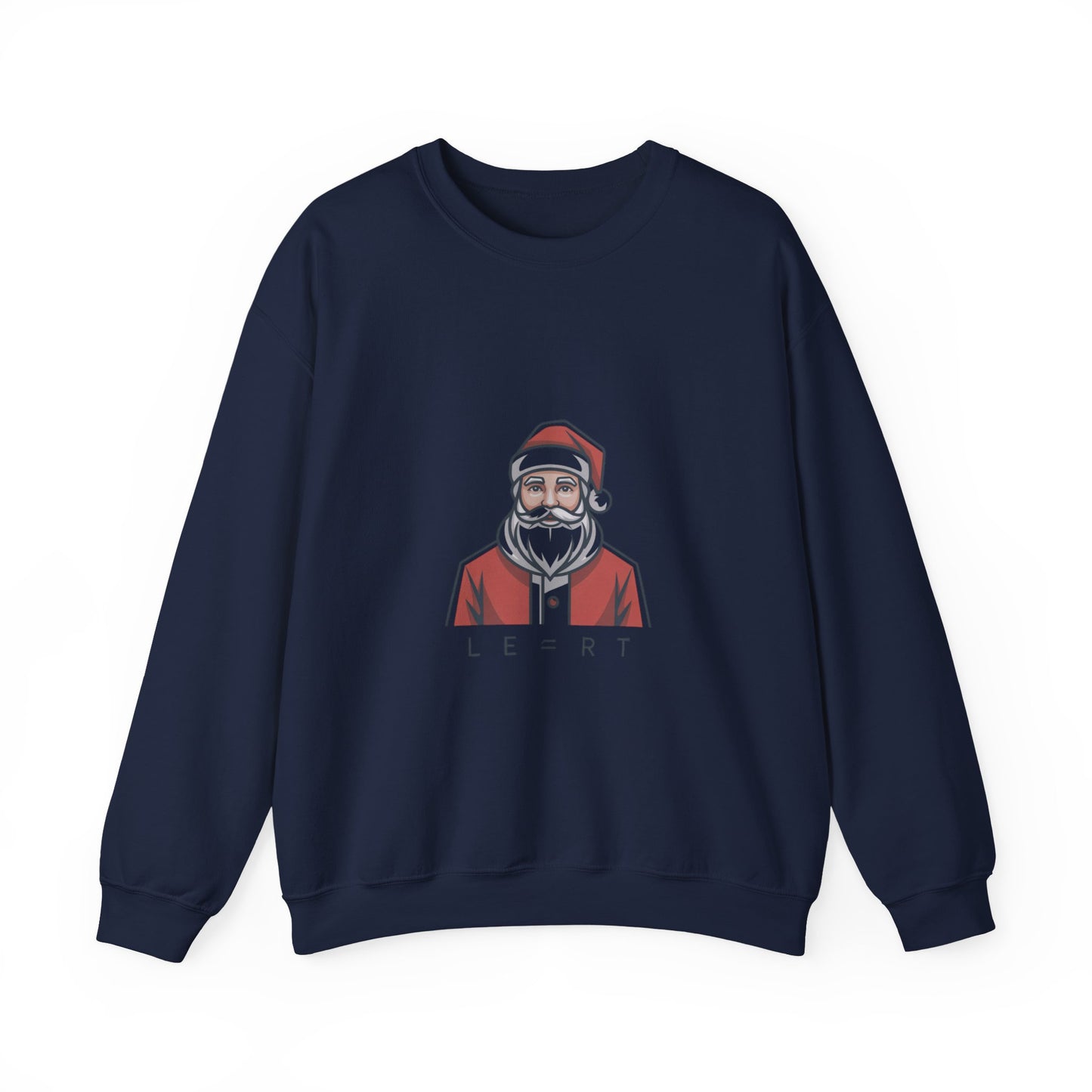 Minimal Santa Graphic Sweatshirt | Modern Santa, Geometric Christmas
