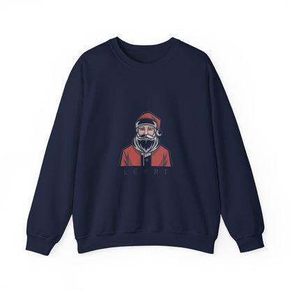 Minimal Santa Graphic Sweatshirt | Modern Santa, Geometric Christmas