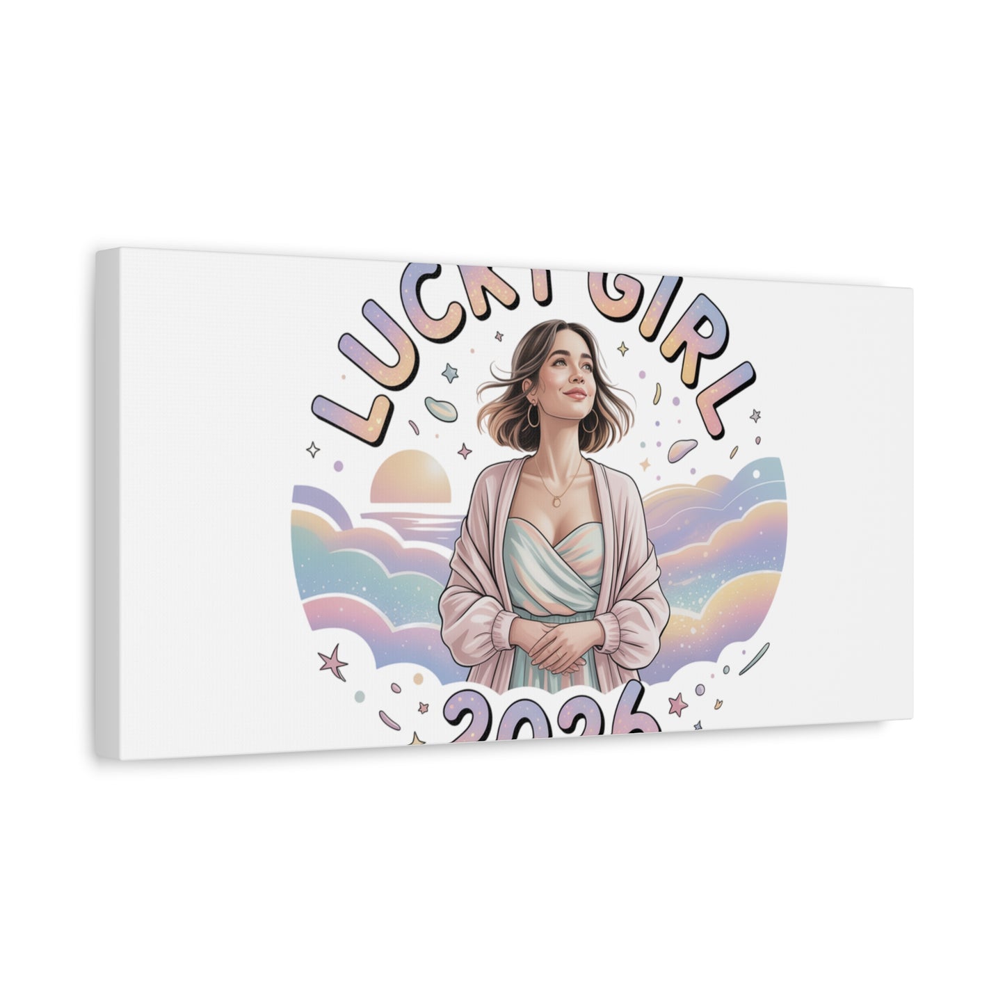 Lucky Girl 2026 Canvas | Manifest Luck, 2026 Lucky Charms